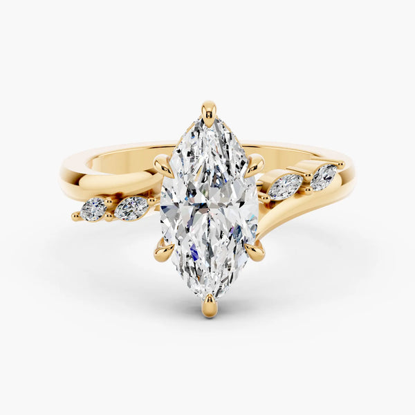 Sarina Twist Hidden Halo Setting