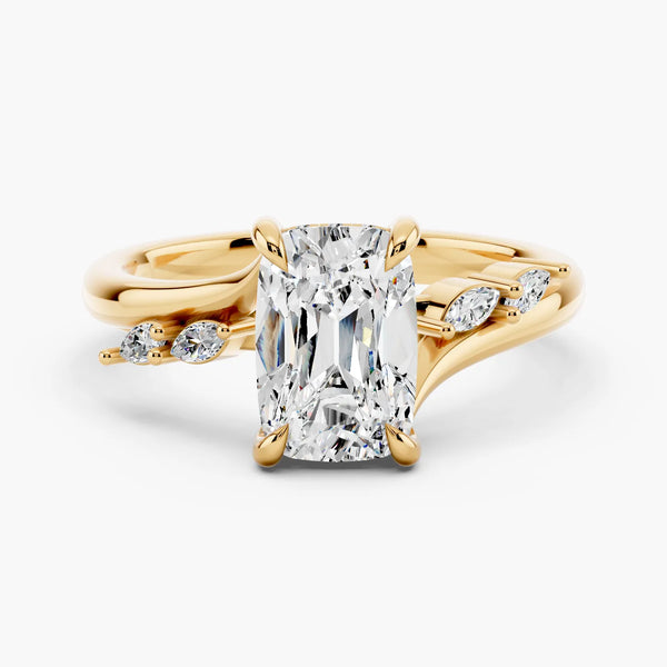 Sarina Twist Hidden Halo Setting