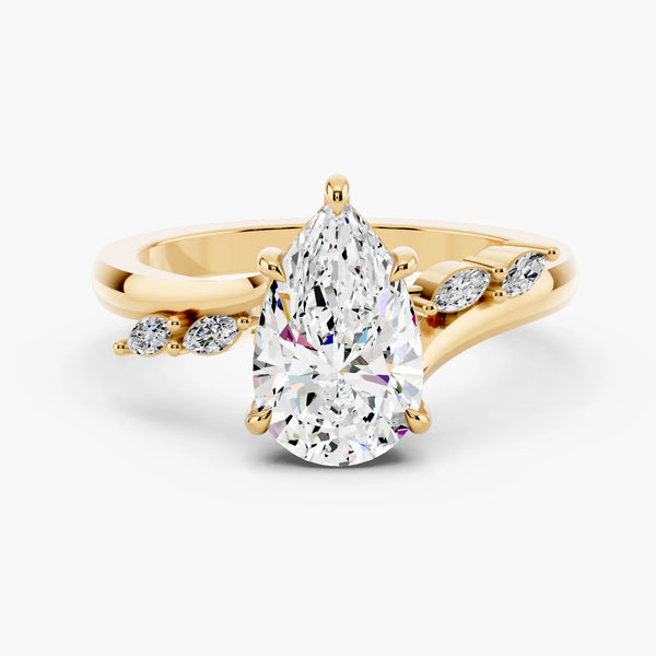 Sarina Twist Hidden Halo Setting