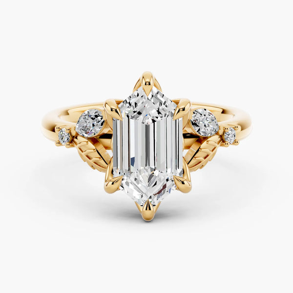 Blossom Setting Engagement Ring