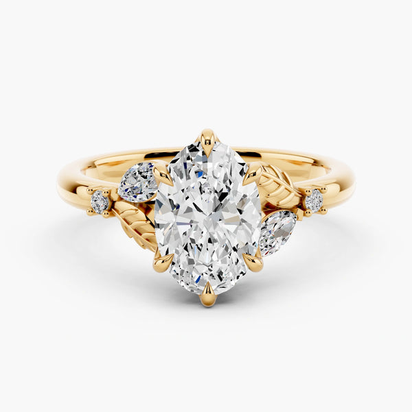 Blossom Setting Engagement Ring