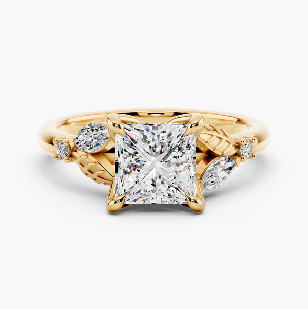 Blossom Setting Engagement Ring