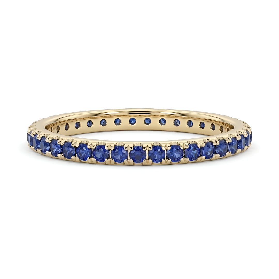 Sapphire Pave Band