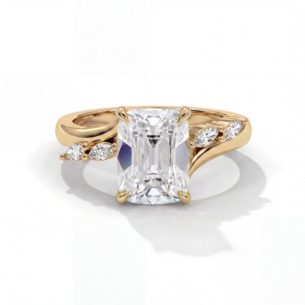 Sarina Twist Hidden Halo Setting