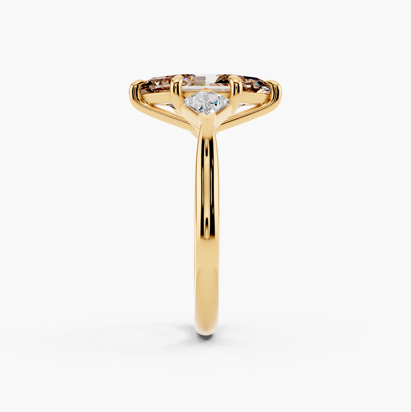 Three Stones Kite Champagne Setting