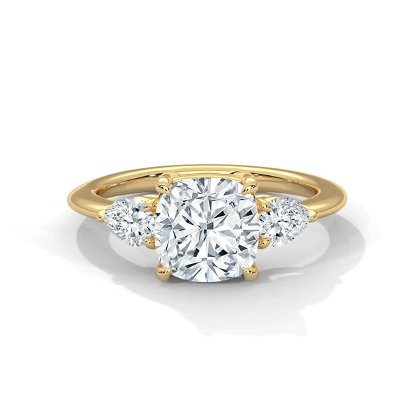 Paloma Three Stone Setting