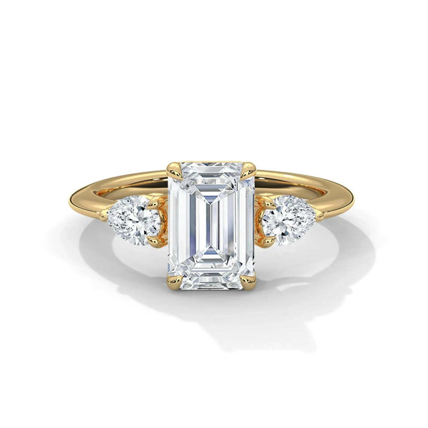 Paloma Three Stone Setting