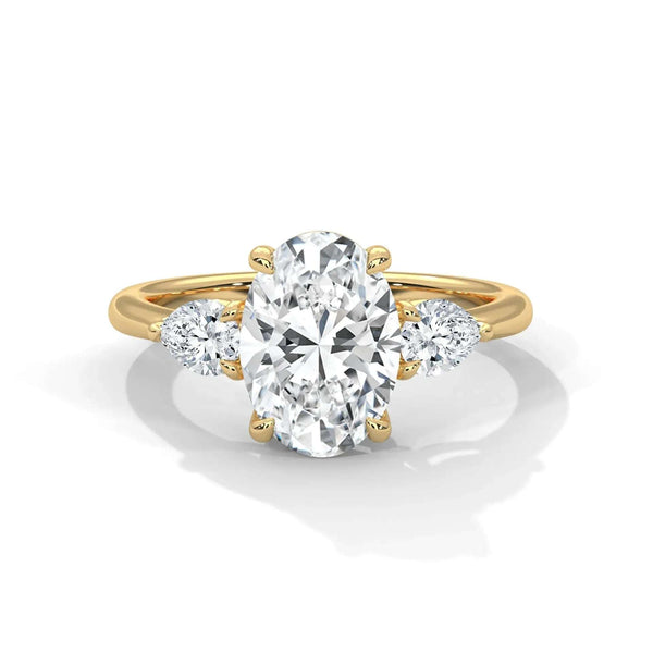 Paloma Three Stone Setting