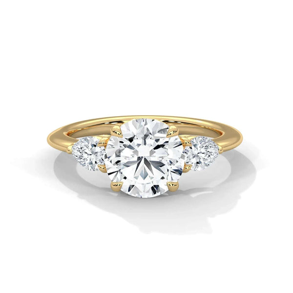 Paloma Three Stone Setting