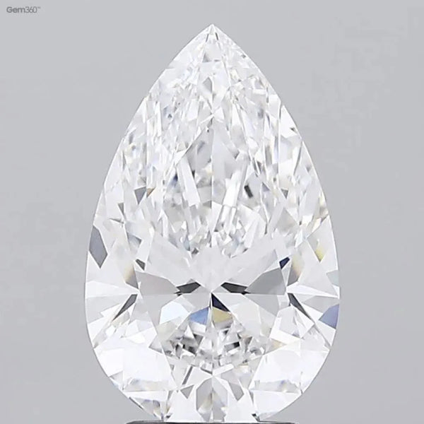 Carat Pear Excellent E VVS GIA Certified Diamond