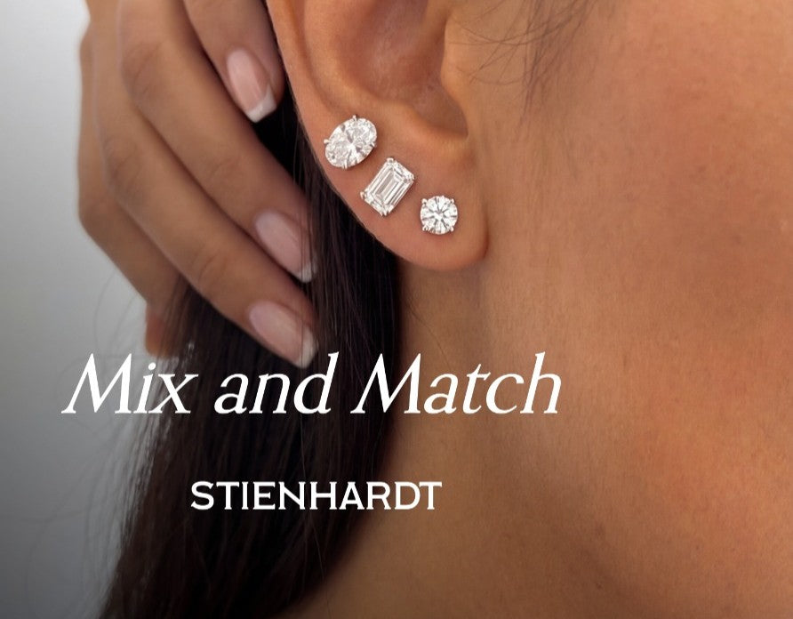 Stienhardt lab grown diamond earrings