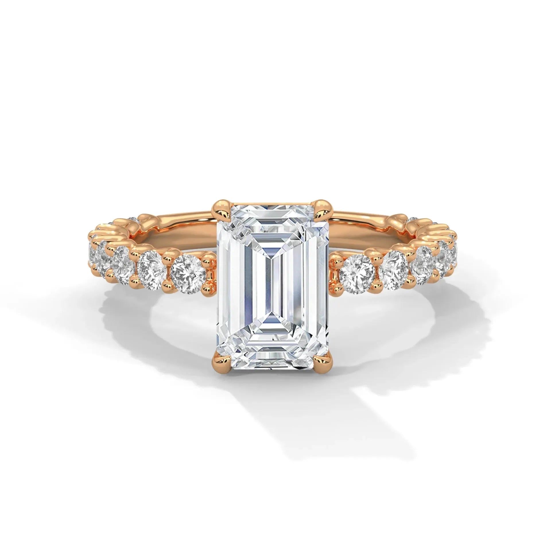 14k Yellow Gold / Emerald