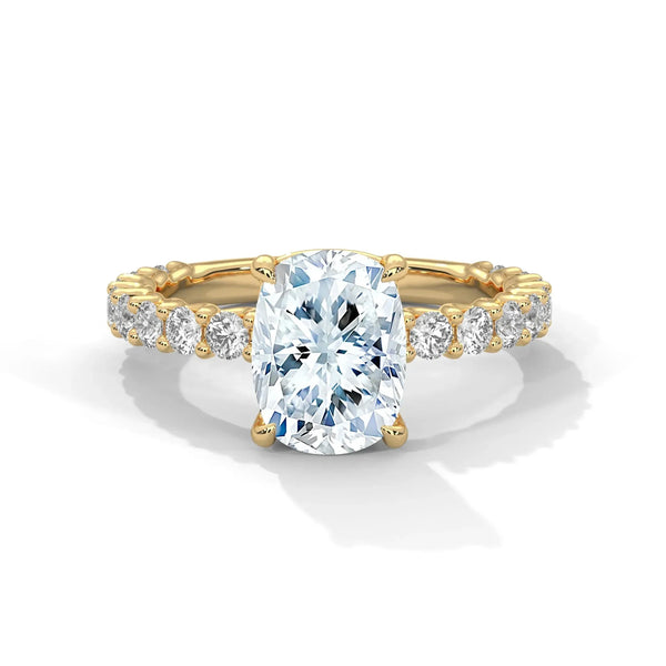 Bubble Setting Lab Grown Diamond Ring