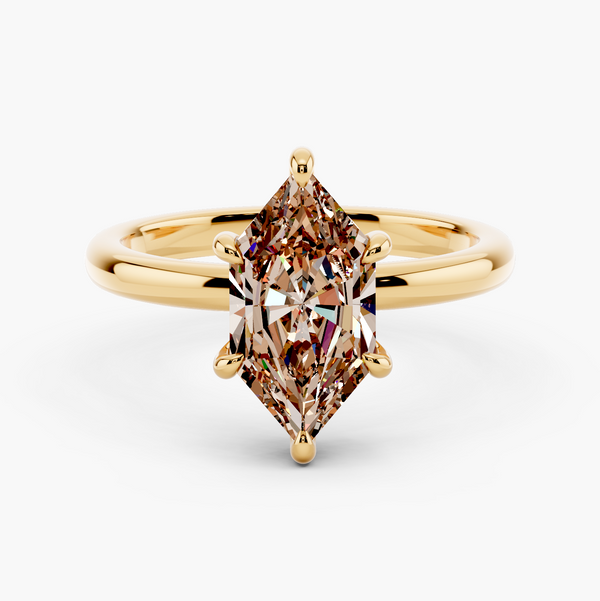 Classic Solitaire Champagne Setting