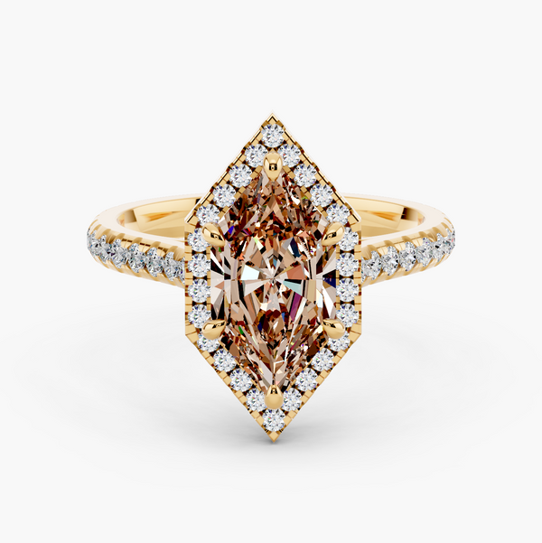 Crystal Champagne Setting