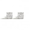 Cushion 4-Prong Lab-Grown Diamond Stud Earrings