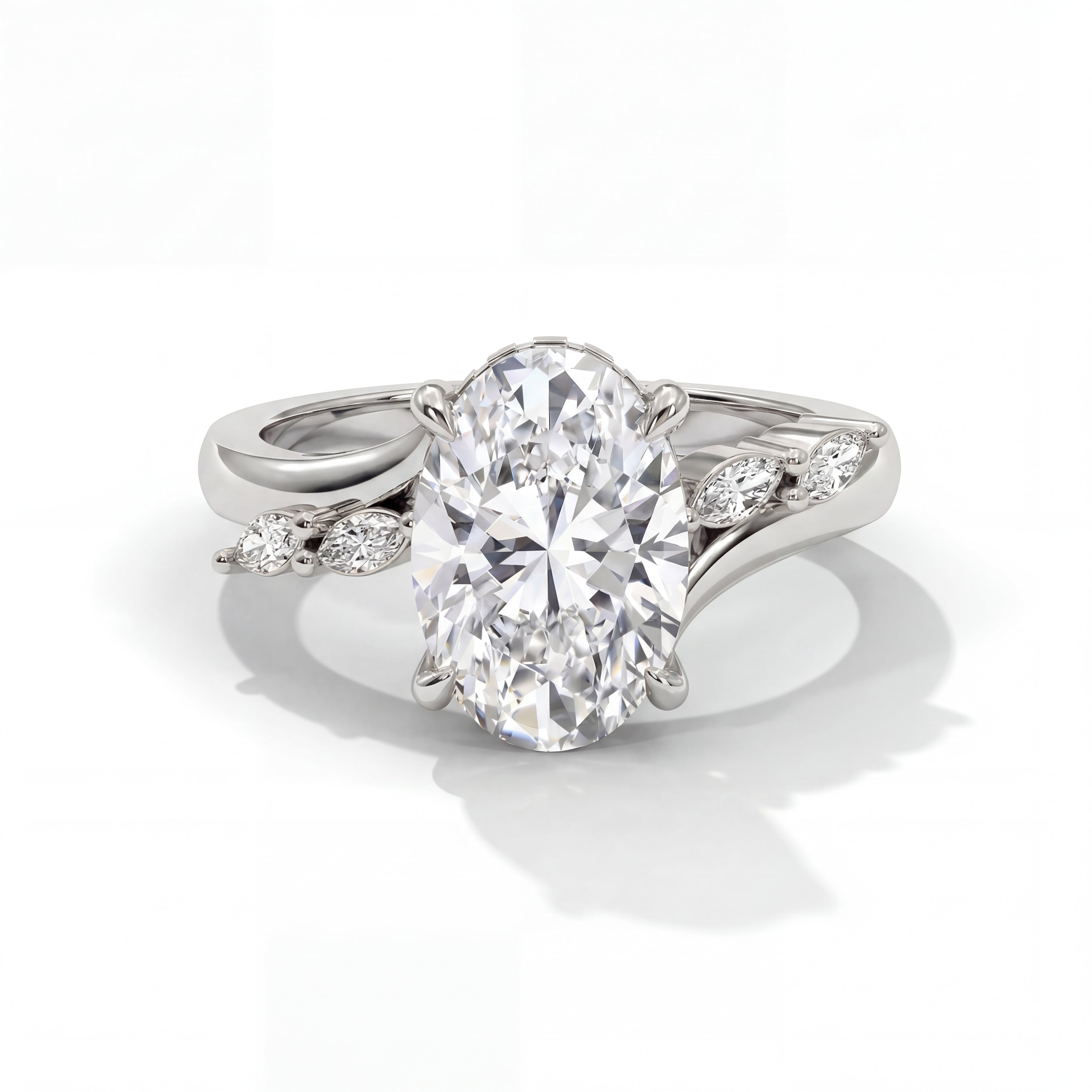 14k Yellow Gold / Oval