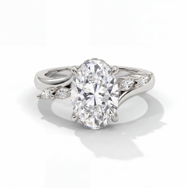 Sarina Twist Hidden Halo Setting