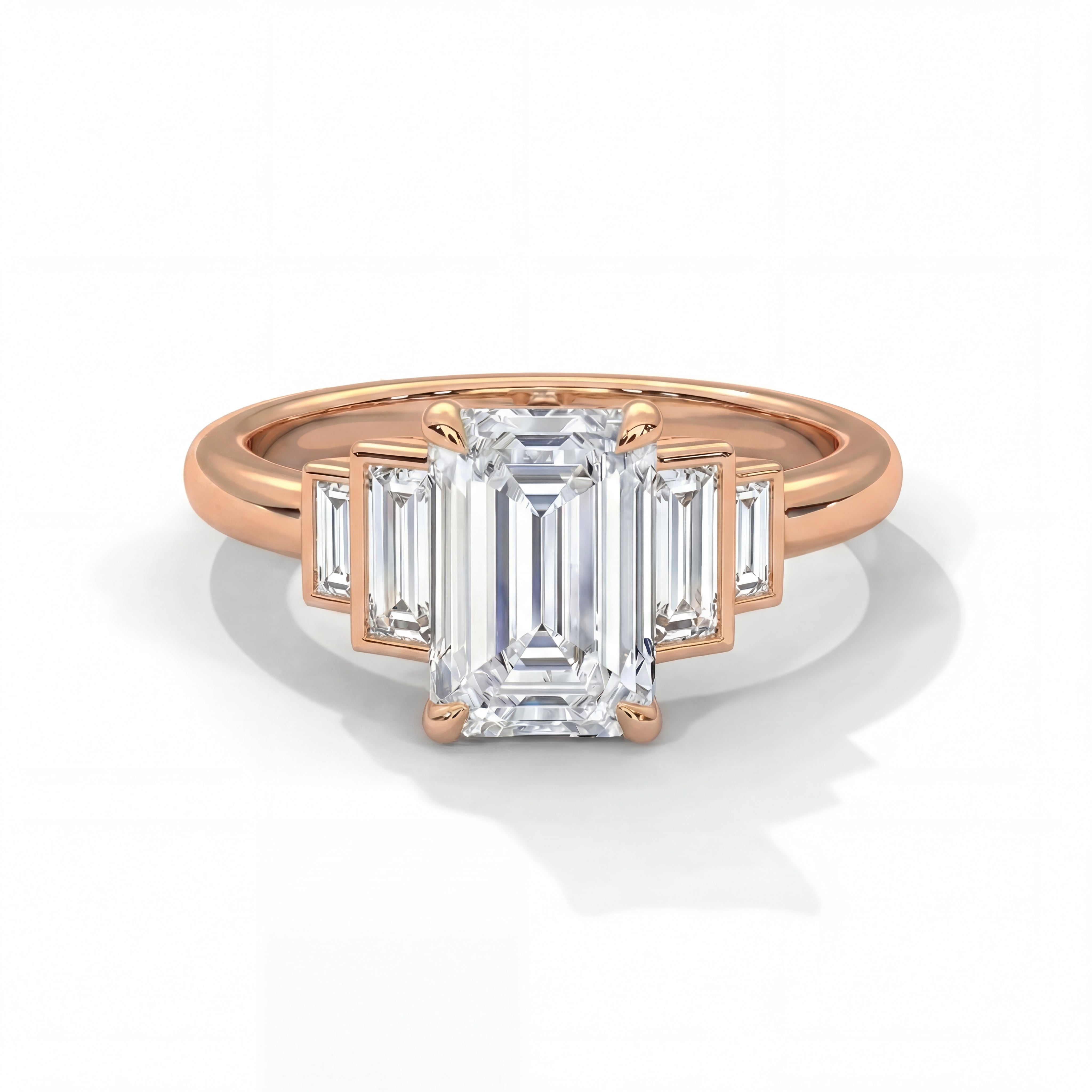14k Yellow Gold / Emerald