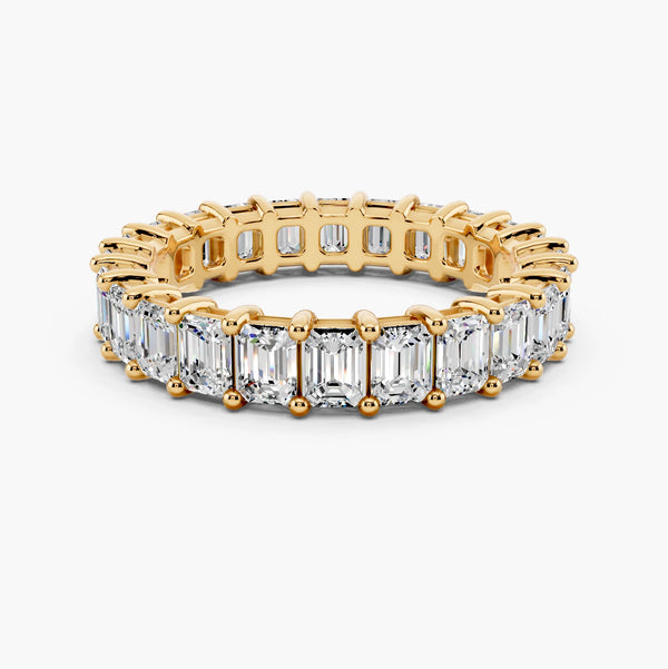 Emerald Eternity Band - 3 ctw