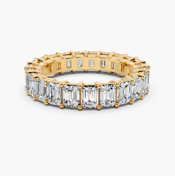 Emerald Eternity Band - 4 ctw