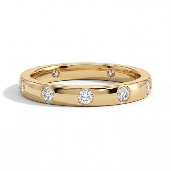 Solara Burned Diamond Eternity Band