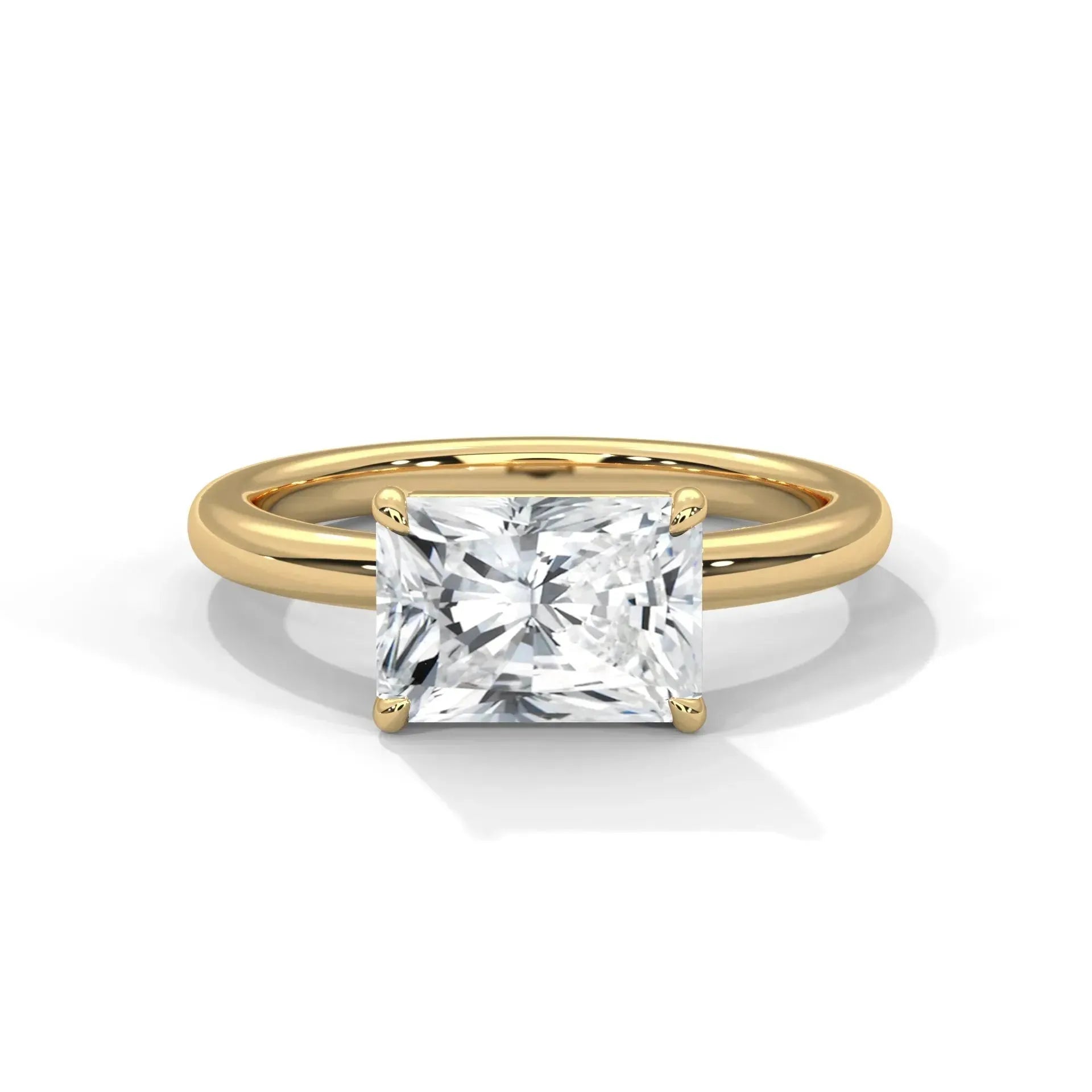 14k Yellow Gold / Emerald