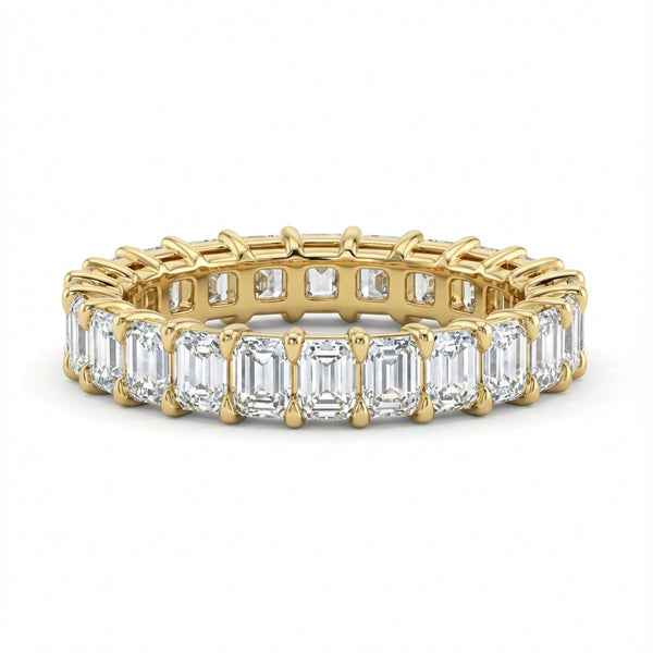 Emerald Eternity Band - 3 ctw