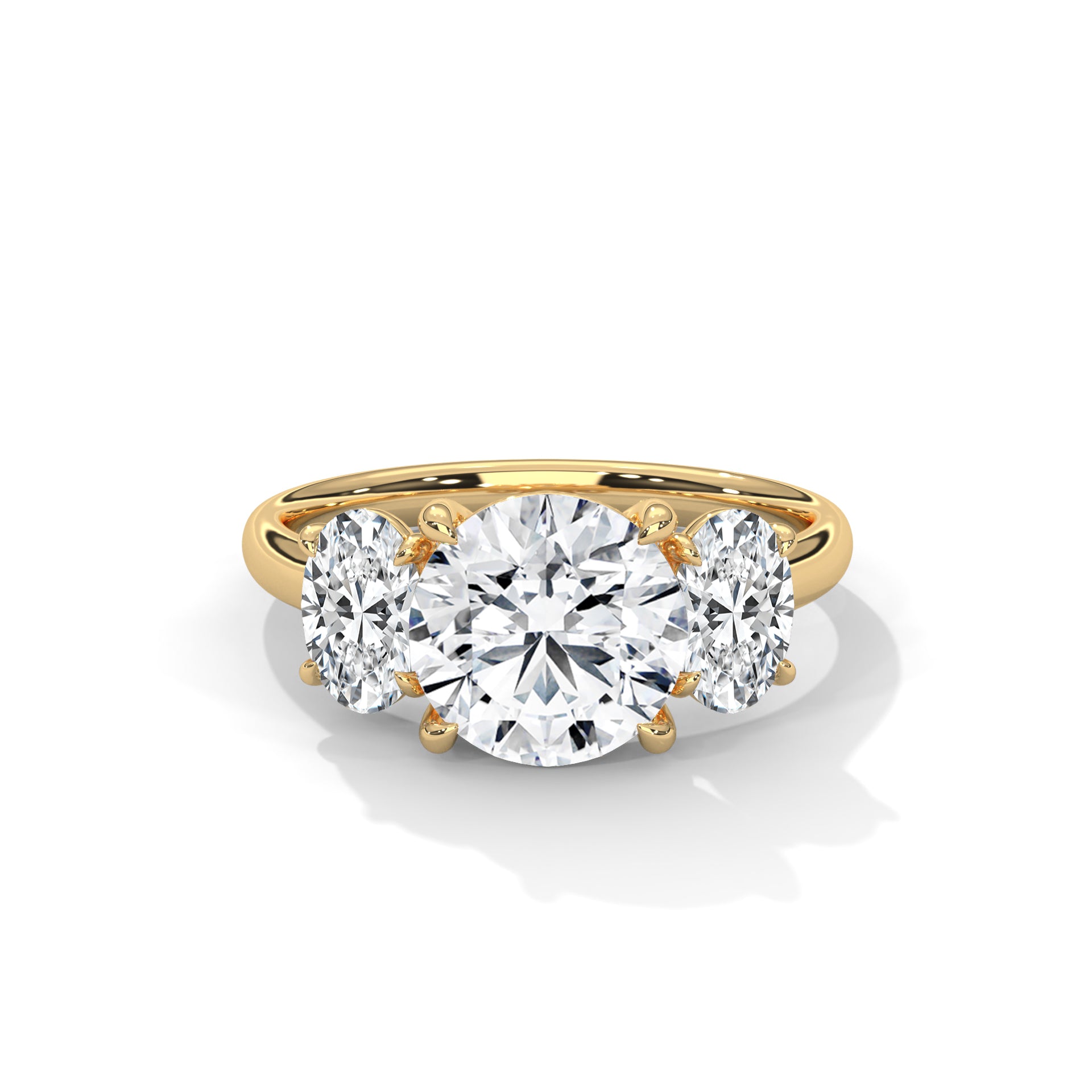 14k Yellow Gold / Oval