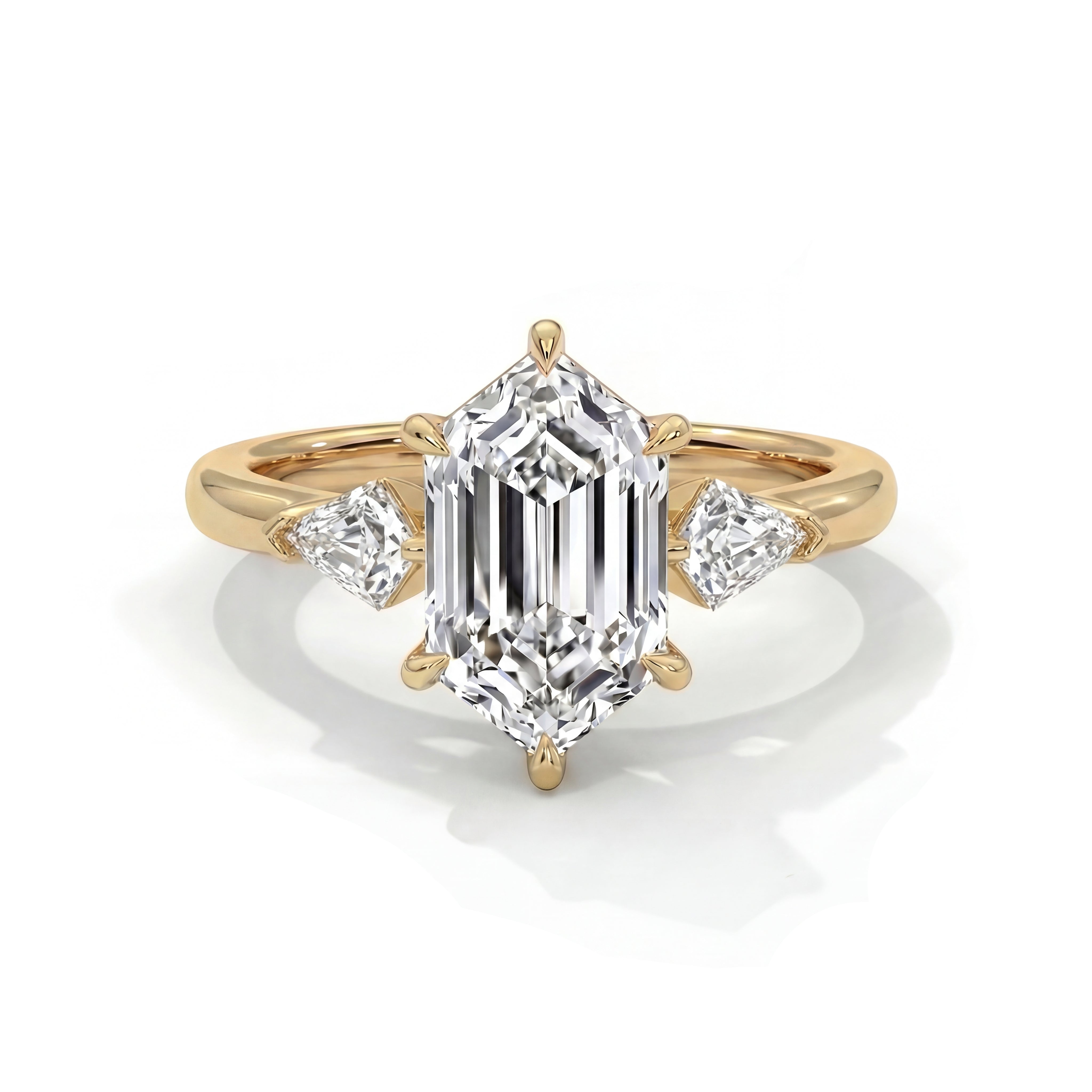14k Yellow Gold / Dutch Marquise