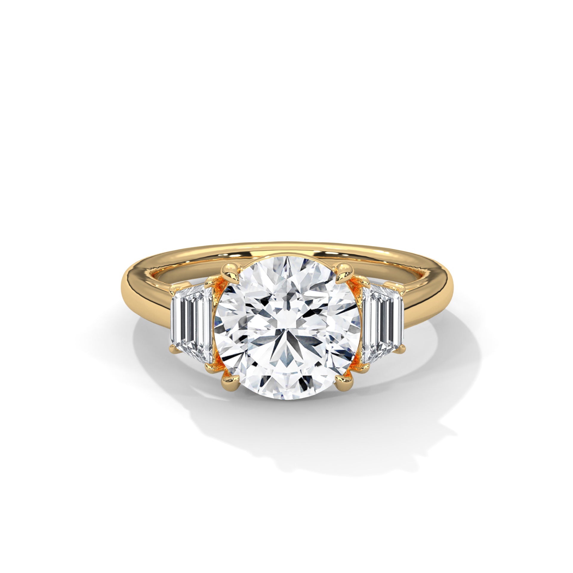 14k Yellow Gold / Oval