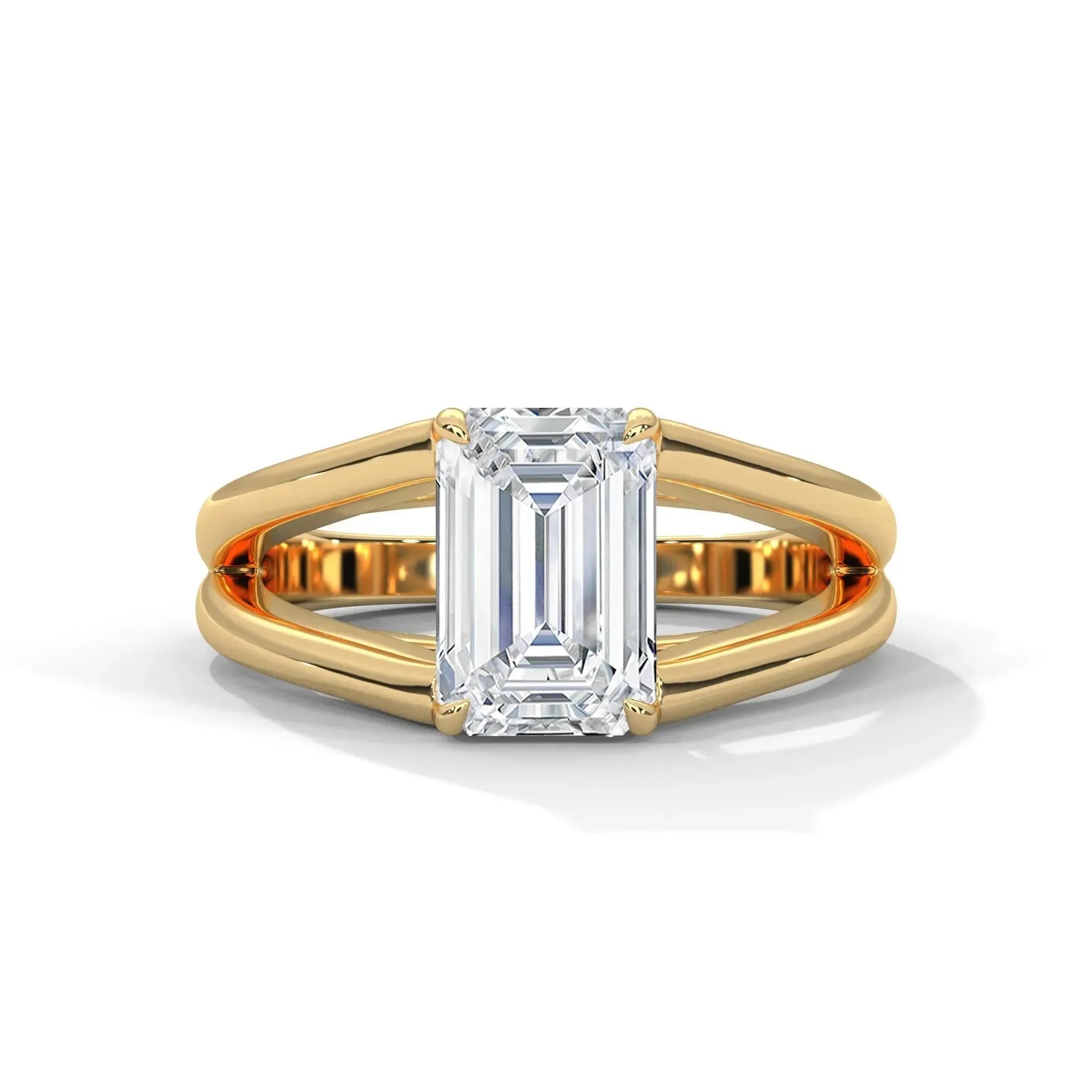 14k Yellow Gold / Round