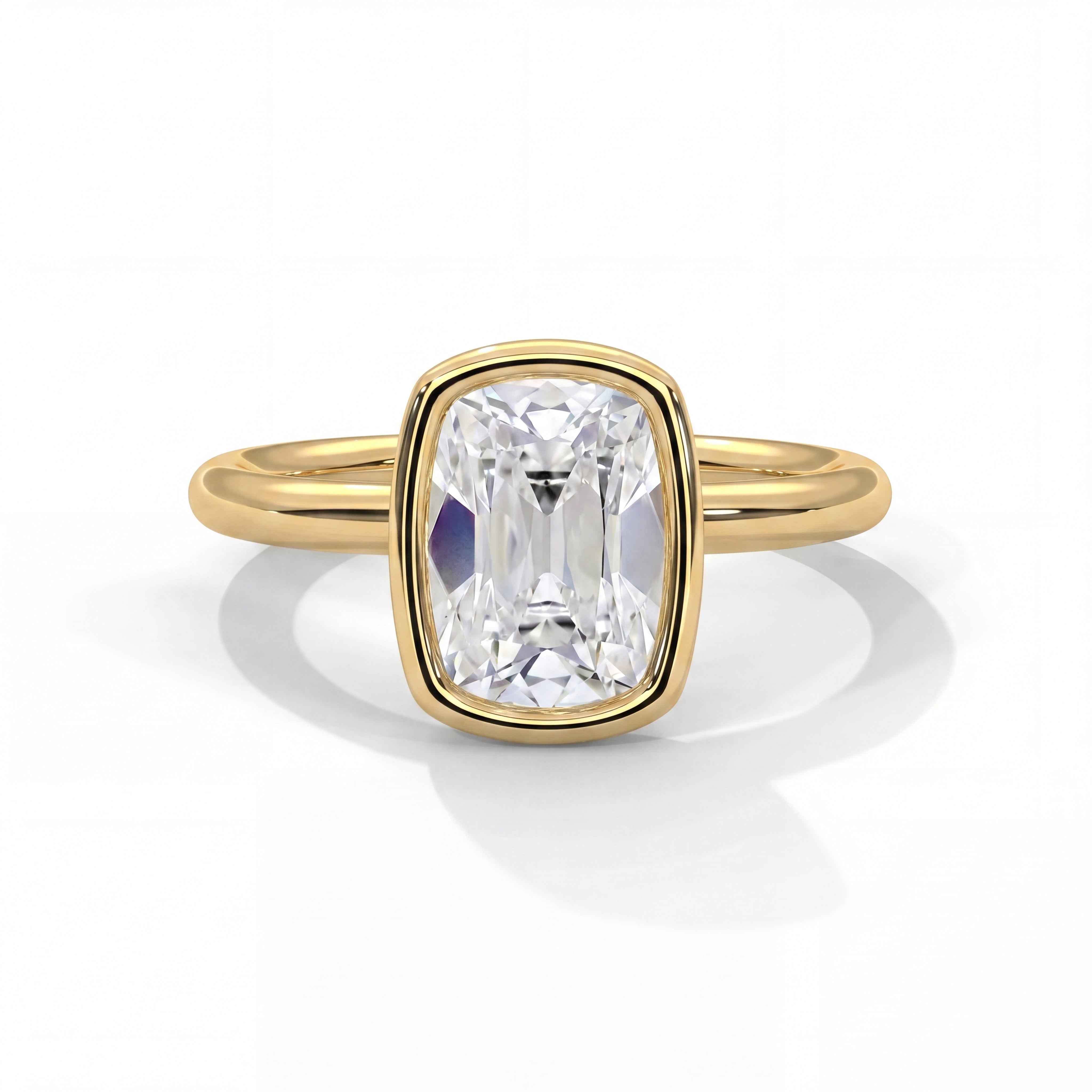 14k Yellow Gold / Antique Cuts