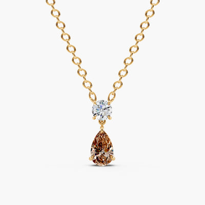 Bloom Two-Stone Lab-Grown Diamond Necklace
