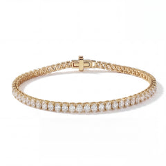 Oval Diamond Tennis Bracelet