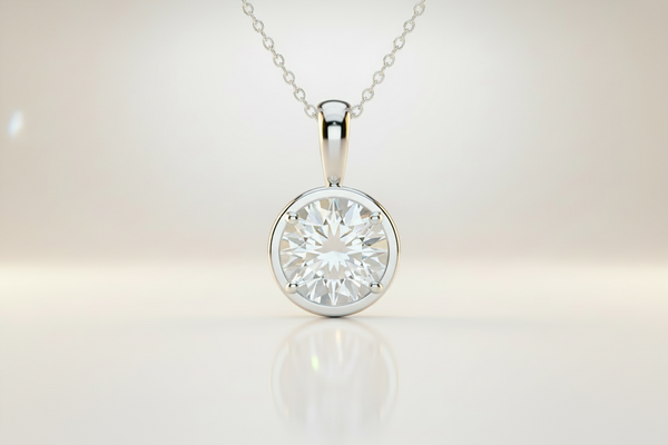 Lab-grown diamond pendant necklace for everyday and special occasions