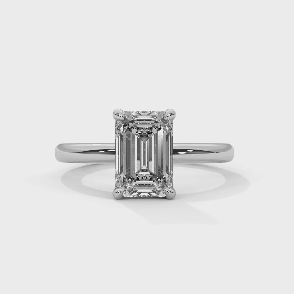 Preset Classic Solitaire Lab Grown Diamond Engagement Ring