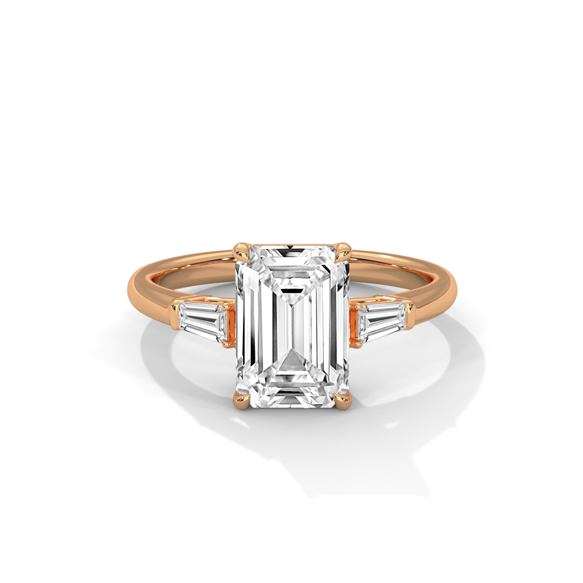 14k Yellow Gold / Emerald