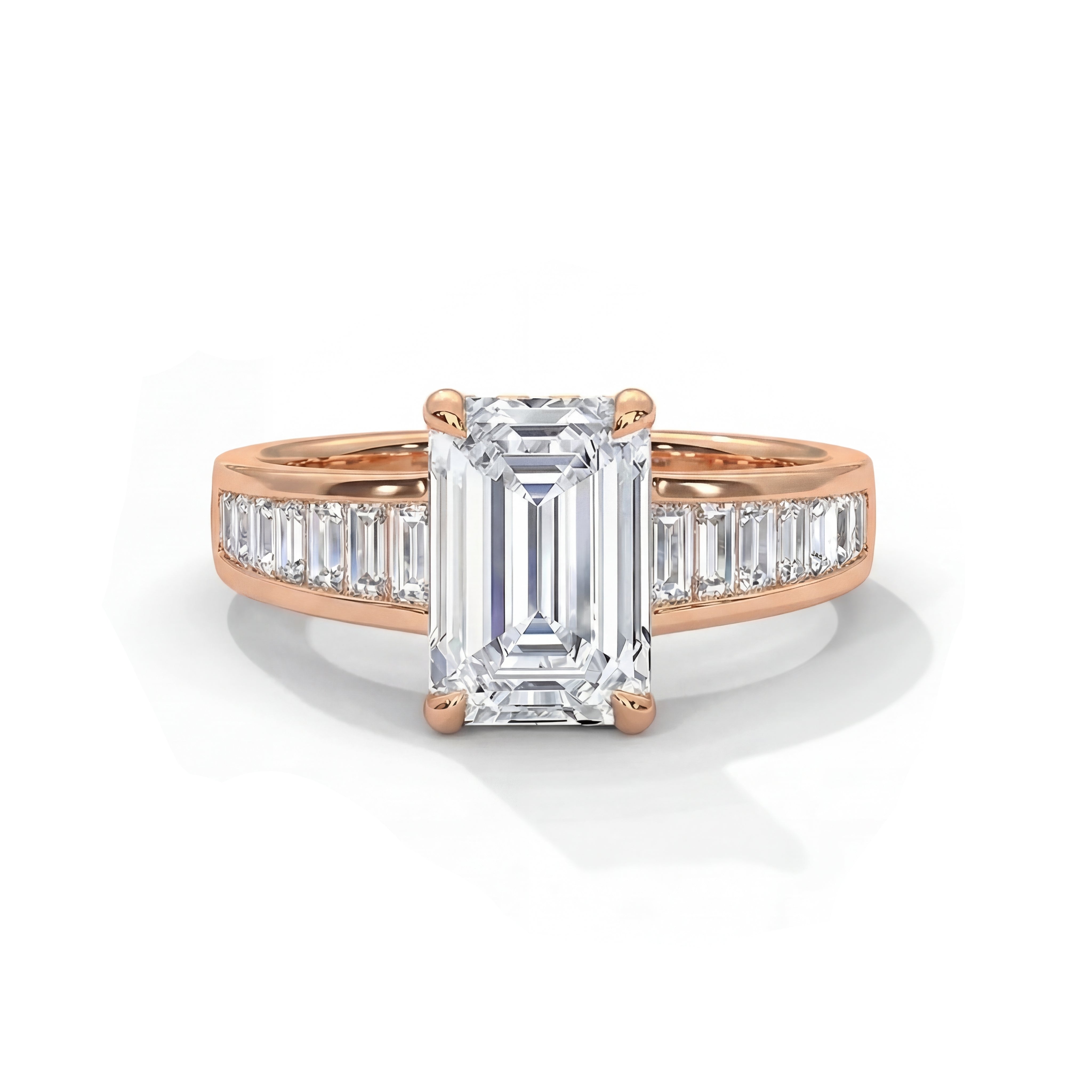 14k Yellow Gold / Emerald