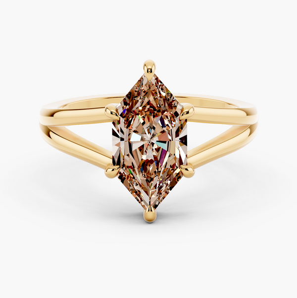 Seco Solitaire Champagne Setting
