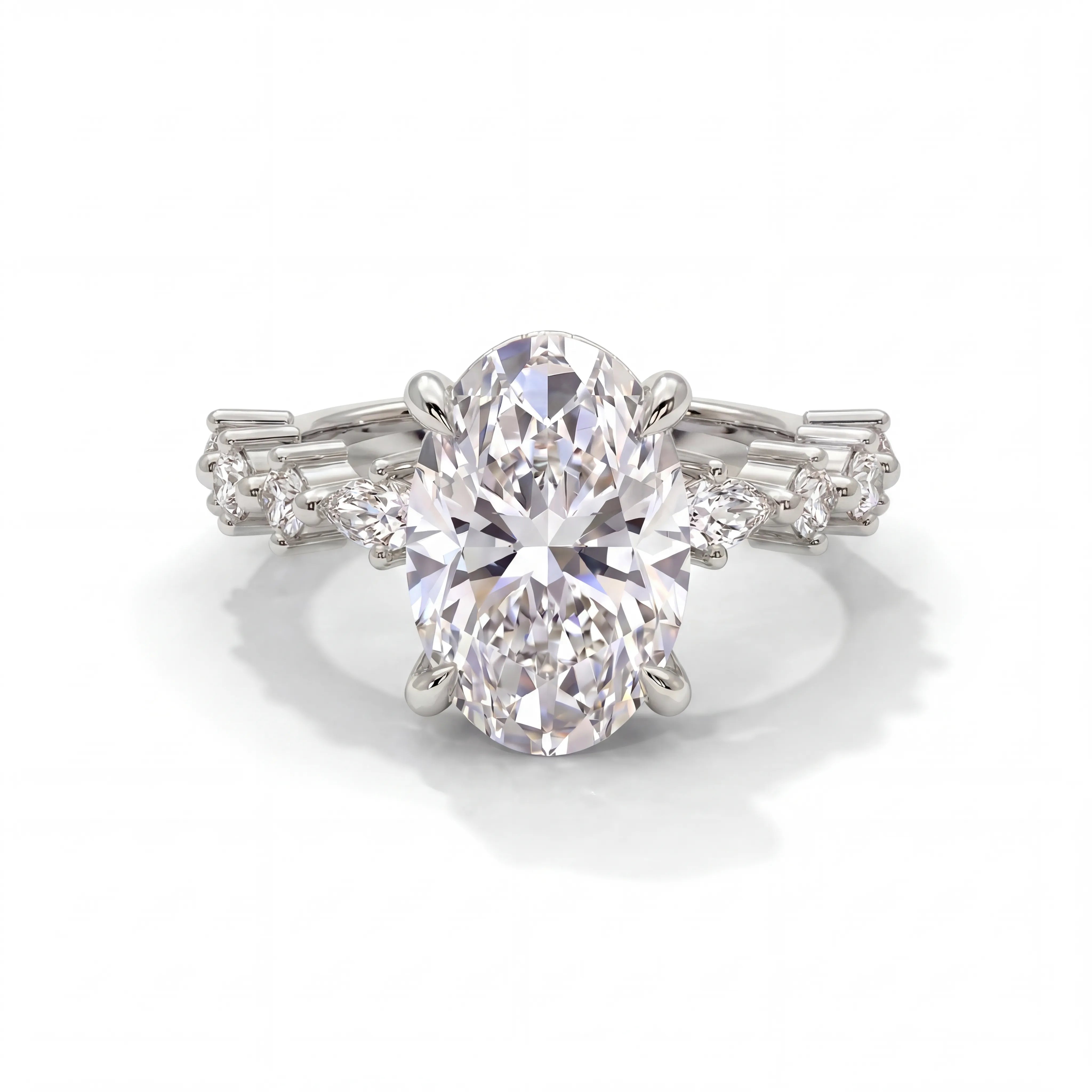 14k Yellow Gold / Oval