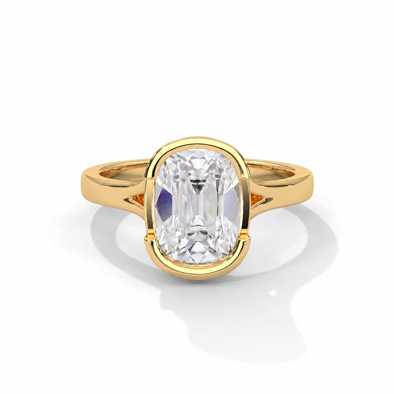 14k Yellow Gold / Antique Cuts