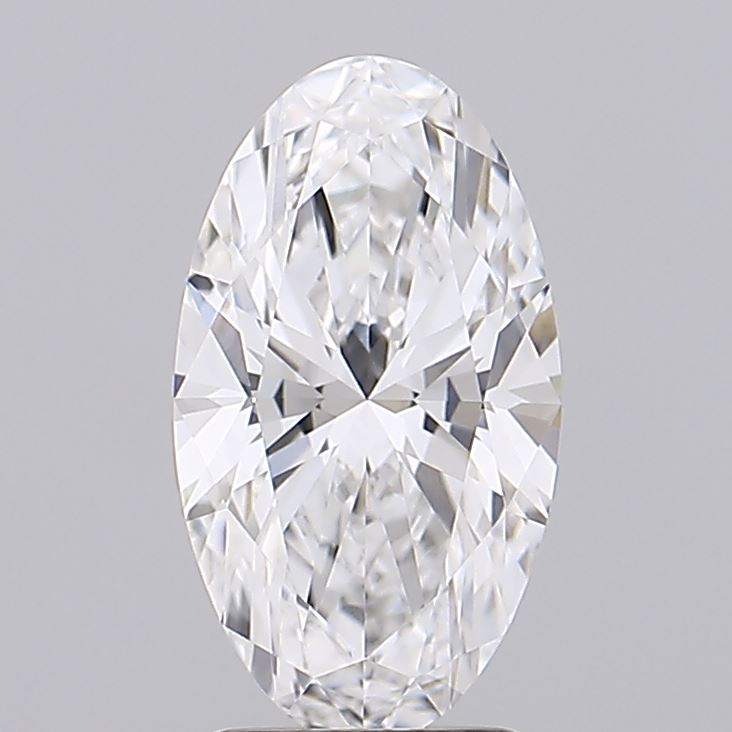 1.58 Carat Moval IGI Certified Lab Grown Diamond oval cut gemstone