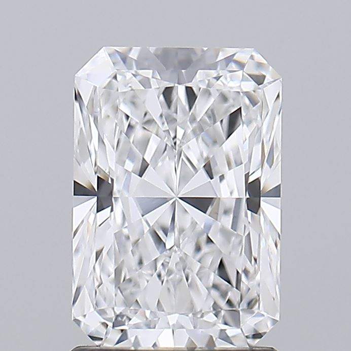 1.81 Carat Radiant IGI Certified Lab Grown Diamond sparkling gemstone close-up