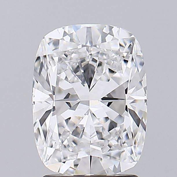 2.02 Carat long cushion GIA certified lab grown diamond close-up