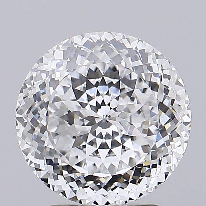2.89 carat Portuguese cut GIA certified lab grown diamond close-up