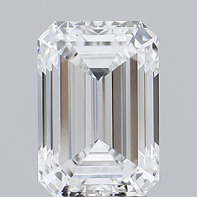 3.07 Carat emerald cut IGI certified lab grown diamond gemstone