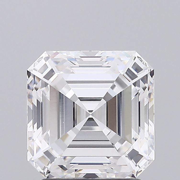 2.04 Carat Asscher GIA Certified Lab Grown Diamond close-up