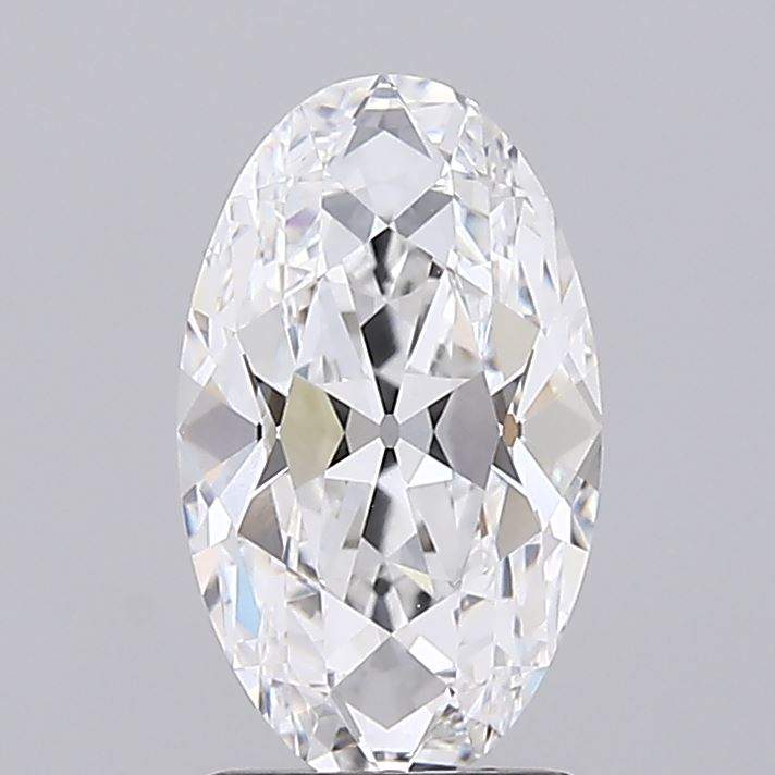 1.9 carat old moval GIA certified lab grown diamond solitaire ring