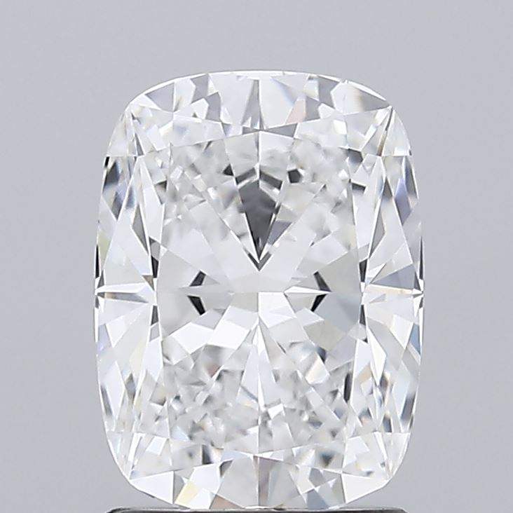 1.43 Carat Long Cushion GIA Certified Lab Grown Diamond gemstone close-up